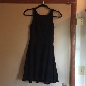 Black lace dress